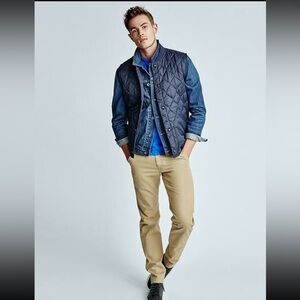 GAP Navy Quilted Vest